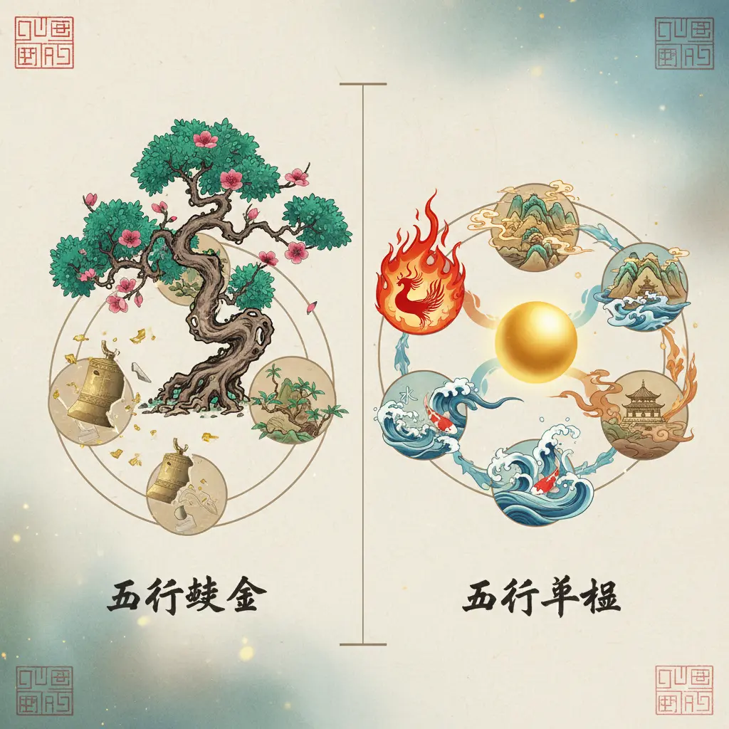 五行平衡 - 五行缺金