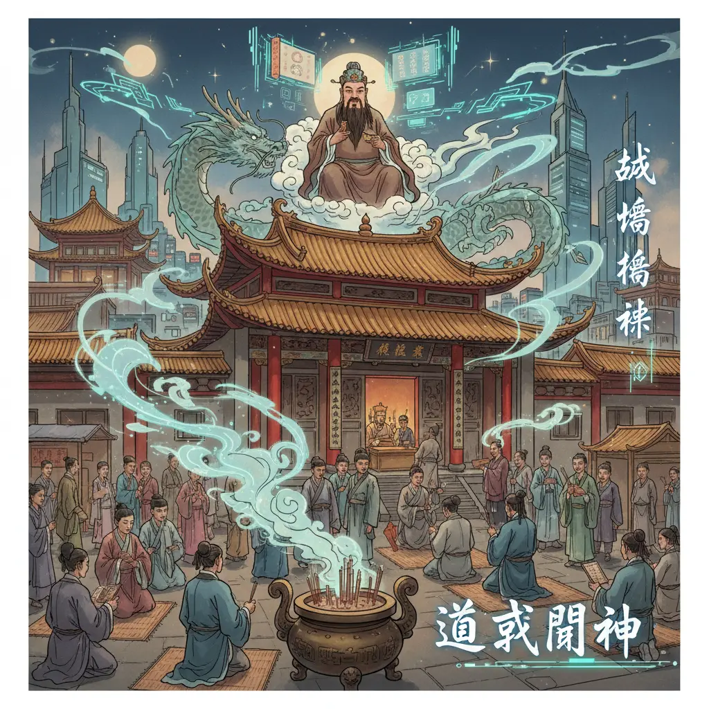 道教問神 - 城隍廟