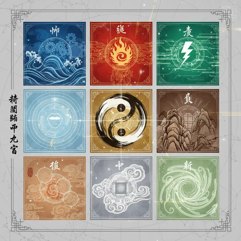 奇門遁甲 - 九宮
