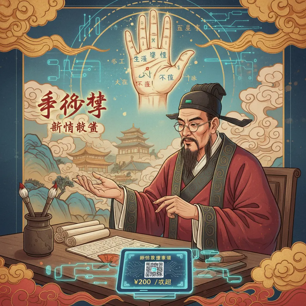 算命收費 - 手相學