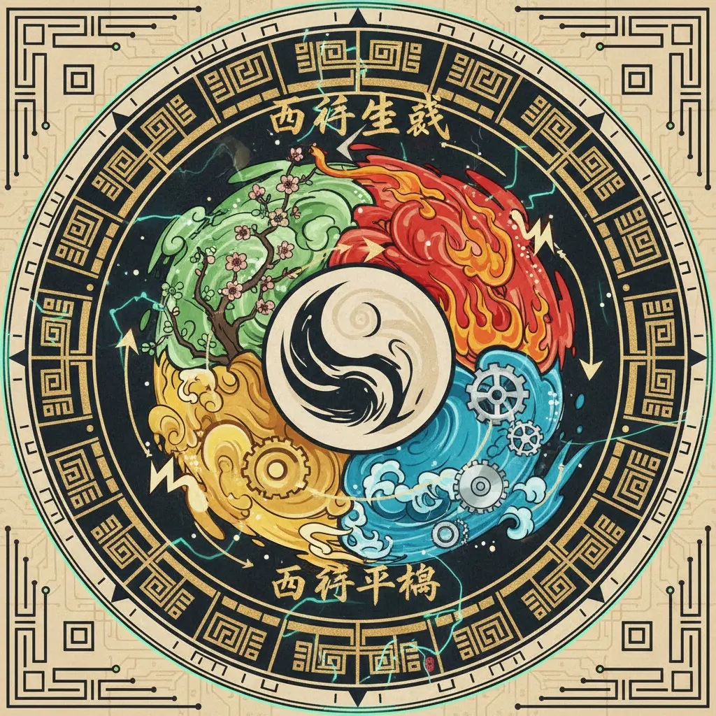 五行平衡 - 五行生剋