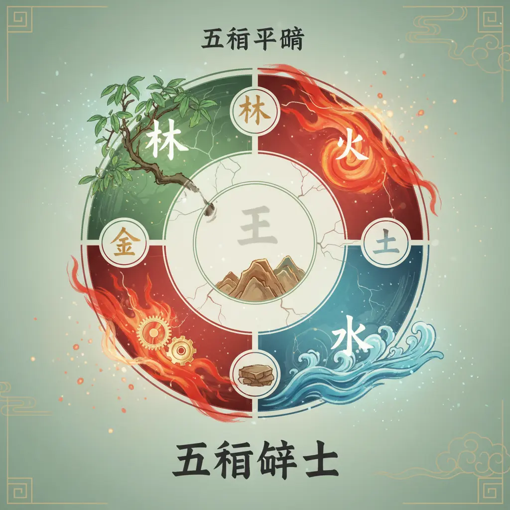 五行平衡 - 五行缺土